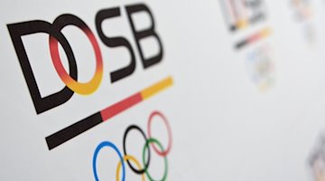 The logo of the German Olympic Sports Confederation (DOSB). / Photo: Britta Pedersen/dpa-Zentralbild/dpa/Archive image
