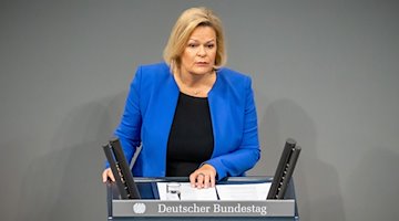 Nancy Faeser, Bundesministerin des Innern und Heimat. / Foto: Melissa Erichsen/dpa