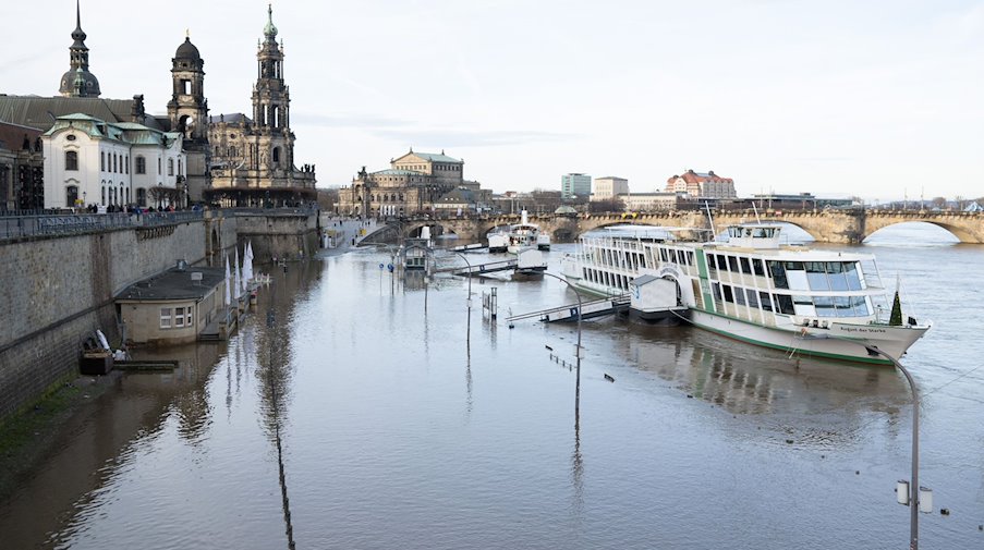 Inundación en Dresde / Foto: Sebastian Kahnert/dpa