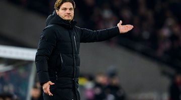 Dortmund coach Edin Terzic gestures / Photo: Tom Weller/dpa