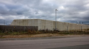 Вид на будівельний майданчик спільної в'язниці Саксонії та Тюрінгії. / Фото: Jan Woitas/dpa