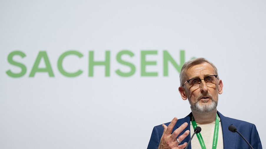Armin Schuster, Sachsens Innenminister. / Foto: Hendrik Schmidt/dpa