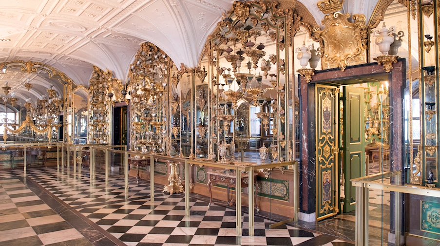Зал нагородження в історичному Зеленому сховищі Дрезденського палацу / Фото: Sebastian Kahnert/dpa-Zentralbild/dpa