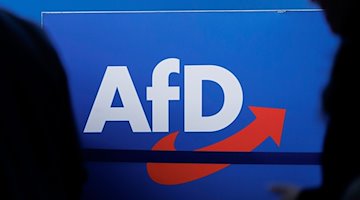 Vista del logotipo del partido en una conferencia del partido federal AfD / Foto: Carsten Koall/dpa/Imagen simbólica