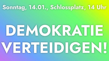 Demo in Dresden "Demokratie verteidigen"