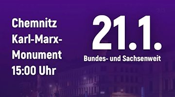Demo "Zusammen gegen rechts!" in Chemnitz am 21.1.