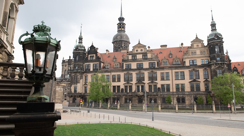 Das Residenzschloss mit dem Historischen Grünen Gewölbe der Staatlichen Kunstsammlungen Dresden. / Foto: Sebastian Kahnert/dpa-Zentralbild/dpa/Archivbild