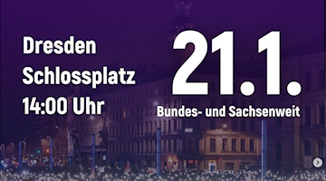 Demo "Zusammen gegen rechts!" in Dresden