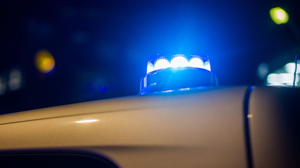 A blue light shines on the roof of a police vehicle. / Photo: Fernando Gutierrez-Juarez/dpa/Symbolic image