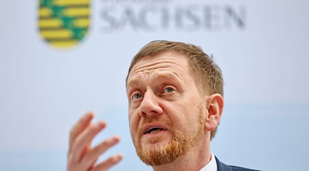 Michael Kretschmer (CDU), Minister President of Saxony, speaks / Photo: Jan Woitas/dpa
