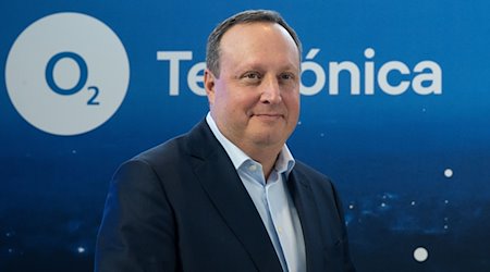 ماركوس هاس، الرئيس التنفيذي لشركة Telefónica Deutschland، مفهوم في مقر شركة Telefónica (O2) للاتصالات المتنقلة في مميزات Sven Hoppe/dpa/Archivbild