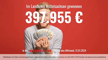 Lotto-Sechser führt zum Plus von 397.955 Euro