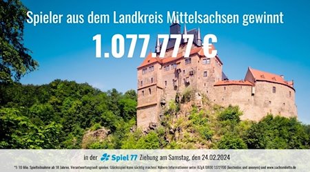 Spiel 77: Eine Million Euro im Landkreis Mittelsachsen gewonnen