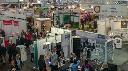 Overview of Hall 5 at the Central German Crafts Fair 2019 at the Leipzig Trade Fair. / Photo: Peter Endig/dpa/Archiv