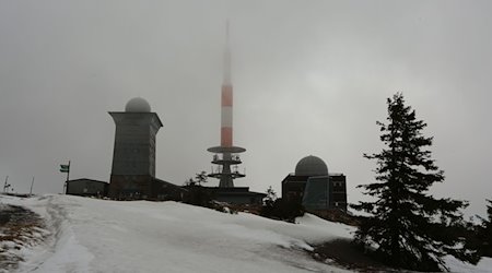 The Brocken summit is deserted / Photo: Matthias Bein/dpa-Zentralbild/dpa