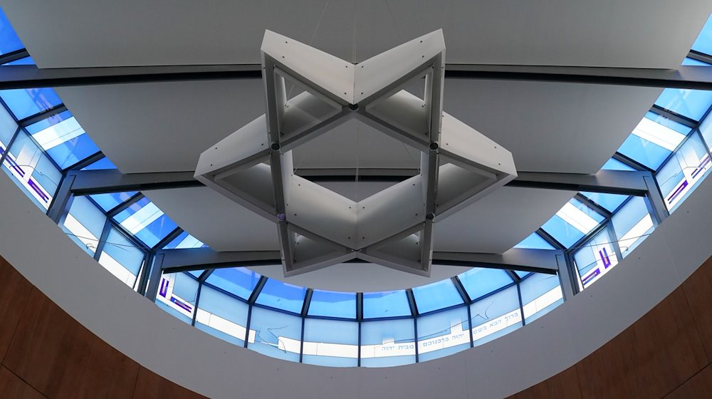 Die Innenansicht der neuen Synagoge von Chemnitz. / Foto: Peter Endig/dpa-Zentralbild/dpa