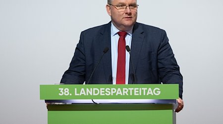 Christian Hartmann, Vorsitzender der Landtagsfraktion, spricht auf dem Landesparteitag der CDU Sachsen in Chemnitz. / Foto: Hendrik Schmidt/dpa