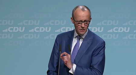 Friedrich Merz, Vorsitzender der CDU Deutschlands (Bild: Screenshot Youtube aus Live-Video)