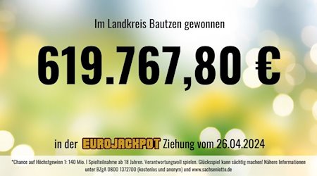 Glück im Landkreis Bautzen: Eurojackpot bringt 619.767 Euro