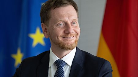Michael Kretschmer (CDU), Ministerpräsident von Sachsen. / Foto: Sebastian Kahnert/dpa