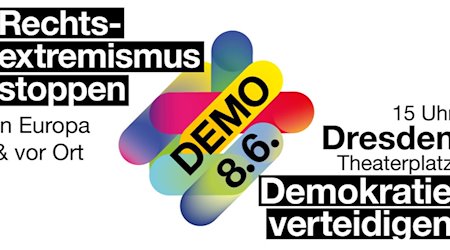 Großdemo in Dresden am 08.06. - Aktionswochenende zur Europawahl 2024 #WirSindDieBrandmauer