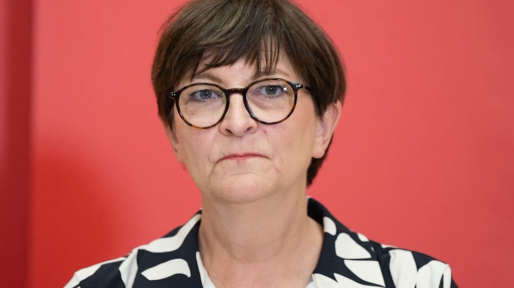 Saskia Esken, SPD-Bundesvorsitzende. / Foto: Sebastian Kahnert/dpa