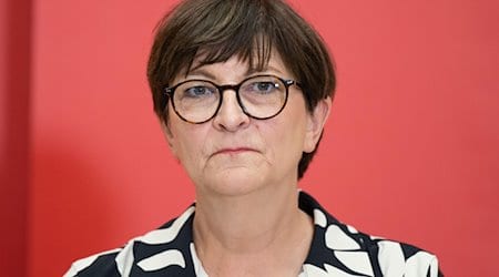 Saskia Esken, SPD-Bundesvorsitzende. / Foto: Sebastian Kahnert/dpa