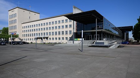 Blick auf den Sächsischen Landtag. / Foto: Robert Michael/dpa