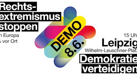 Demonstration für Demokratie und gegen Rechtsextremismus in Leipzig am 08.06. zur Europawahl