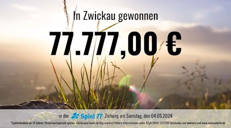 Spiel 77 macht die Sachsen glücklich. So auch nach der Ziehung am vergangenen Samstag. Ein Glückspilz aus Zwickau kann sich durch seine sechs richtigen Endziffern über ein Plus von 77.777 Euro auf dem Konto freuen. 
