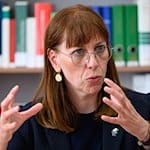 Katja Meier (Bündnis90/Die Grünen), Justizministerin von Sachsen. / Foto: Robert Michael/dpa/Archivbild