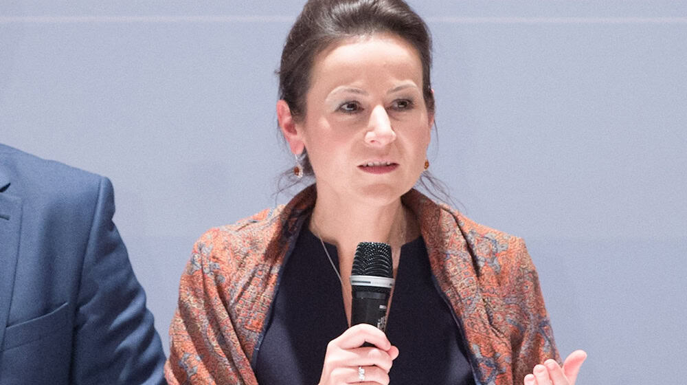 Astrid Lorenz, Politikprofessorin der Universität Leipzig. / Foto: Sebastian Kahnert/dpa-Zentralbild/dpa/Archivbild