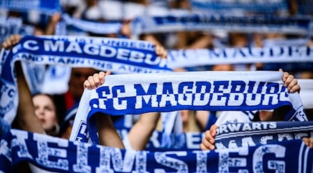 Der 1. FC Magdeburg muss zum Auftakt gegen Elversberg ran. / Foto: Swen Pförtner/dpa