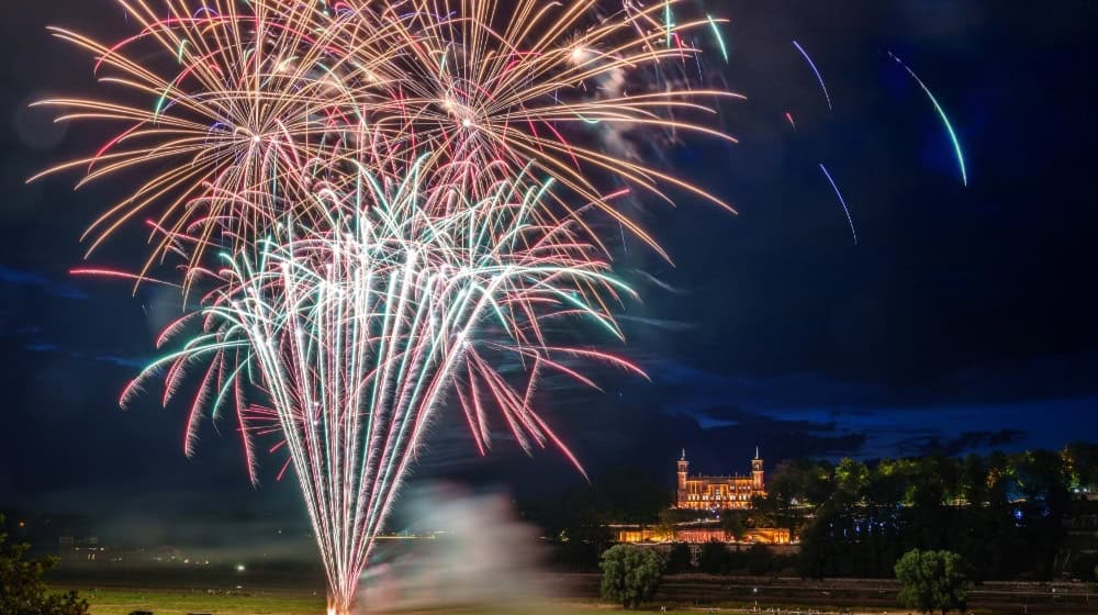 Feuerwerk zur 13. Dresdner Schlössernacht (Bild: Michael Schmidt)