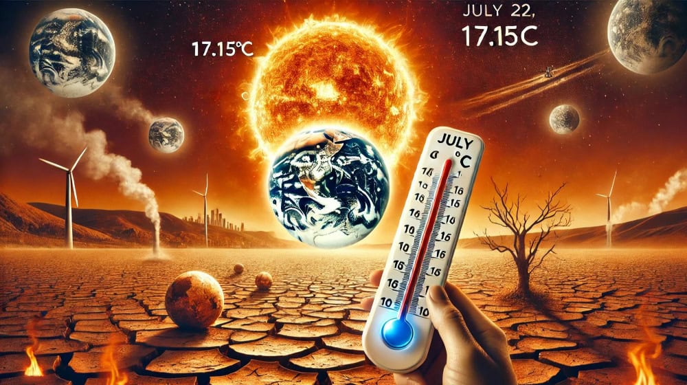 Nuevo récord de calor medido / AI generado con DALL-E