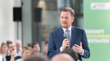 MP Michael Kretschmer von der CDU Sachsen in Aktion / Quelle: Pressefoto CDU Landesverband