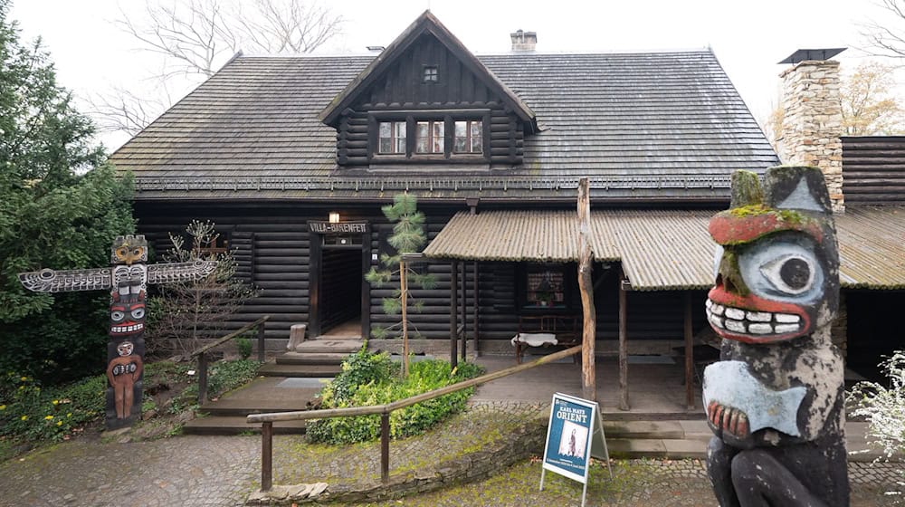 Radebeul: Das Karl-May-Museum Radebeul bekommt ein neues Empfangsgebäude / Foto: Sebastian Kahnert/dpa