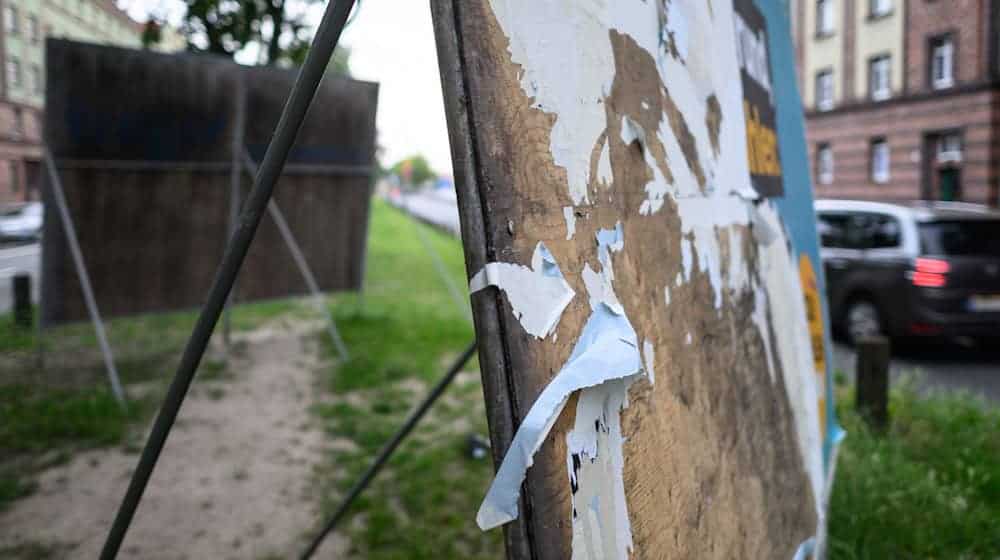 During the election campaign for the state elections, the police again report the first acts of destruction and threats. (Photo: Archive) / Photo: Robert Michael/dpa