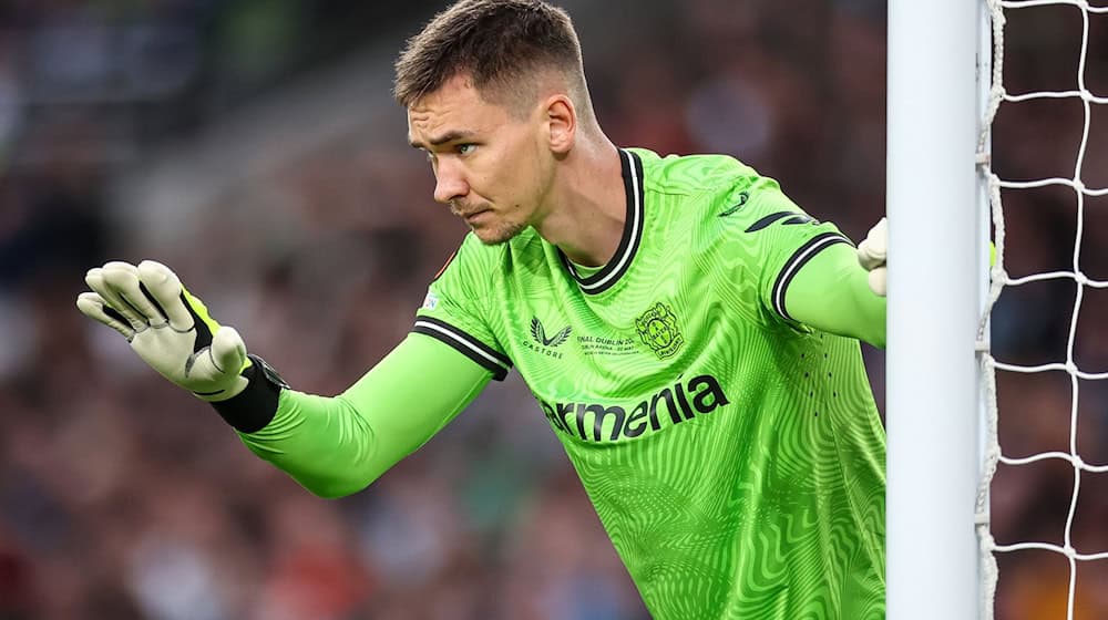 Steht gegen Leipzig im Tor: Bayer-Keeper Matej Kovar / Foto: Jan Woitas/dpa