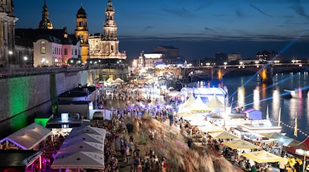 Gegen die Präsentation von Militärtechnik auf dem Dresdner Stadtfest regt sich Widerstand (Archivbild) / Foto: Sebastian Kahnert/dpa/ZB