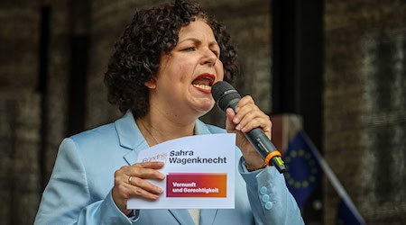 Para la copresidenta del BSW, Amira Mohamed Ali, la cuestión del estacionamiento de armas estadounidenses de largo alcance en Alemania es una línea roja en una posible participación del gobierno. (Foto de archivo) / Foto: Focke Strangmann/dpa