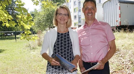 Vorstände EWG Antje Neelmeijer und Michael Reichel. (Bild: Sabine Mutschke)