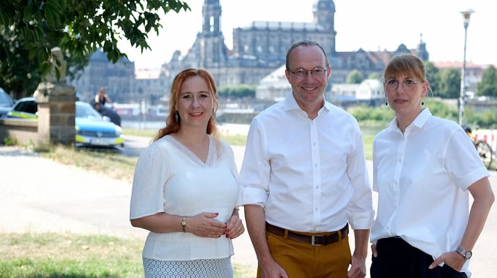 Die Grünen wollen in Sachsen in der Regierung bleiben und stellen bereits Projekte für die kommende Legislaturperiode vor. (Archivbild) / Foto: Sebastian Willnow/dpa