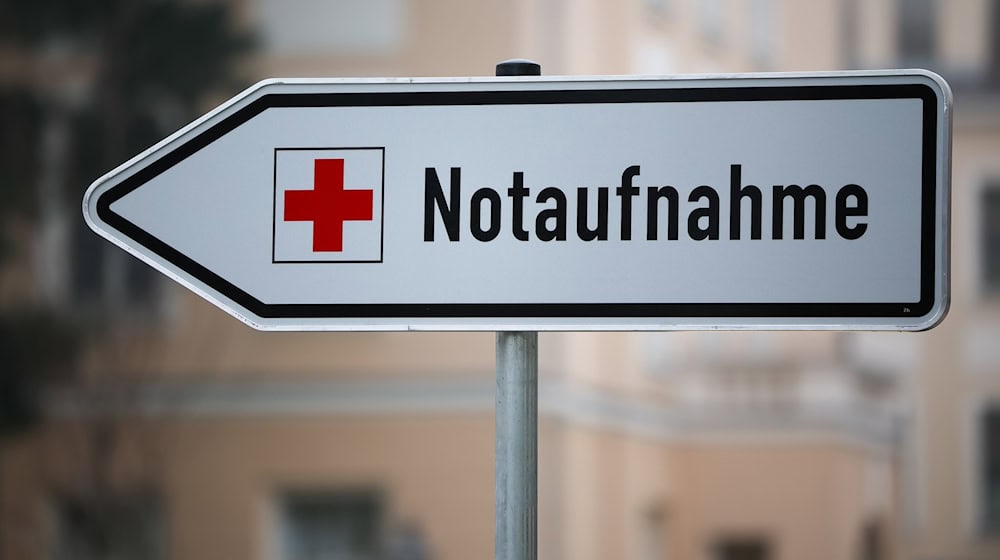 The Freiberg district hospital is planning to set up an integrated emergency center, among other things. (Symbolic image) / Photo: Jan Woitas/dpa