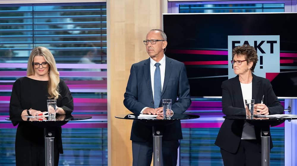 Dresden: The Left Party and the Sahra Wagenknecht alliance are dividing against each other in the state election campaign. (Archive photo) / Photo: Sebastian Kahnert/dpa