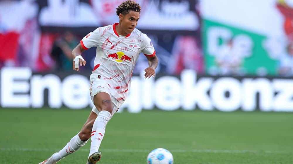 On hand as a wild card: Leipzig's new signing Antonio Nusa / Photo: Jan Woitas/dpa