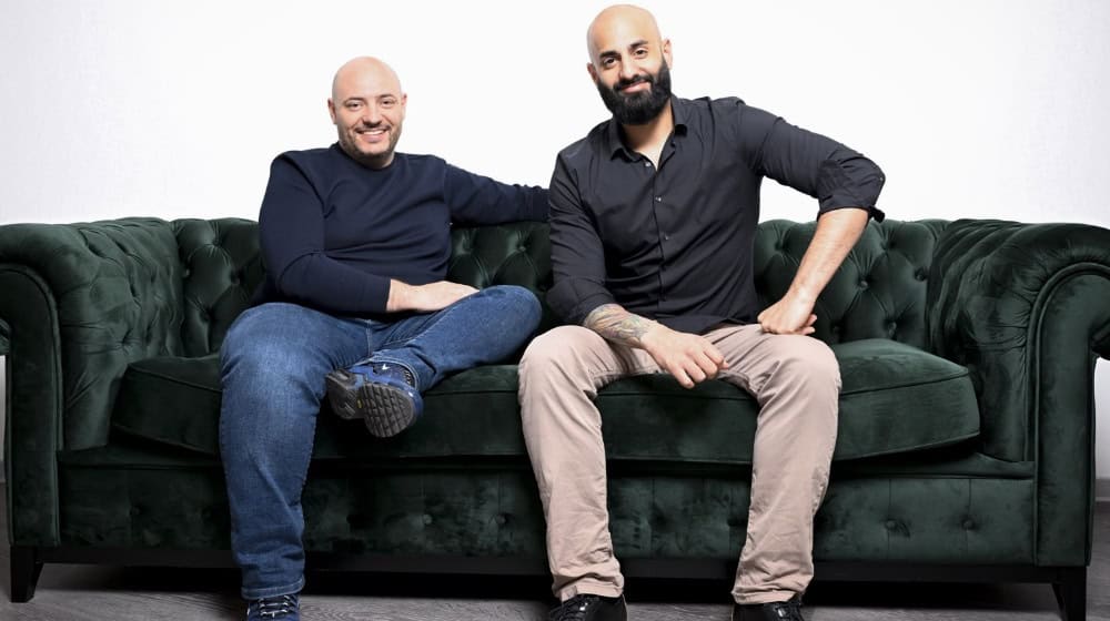 Husein Abdulla und Ramin Al Khakani, die Gründer der Black Knight GmbH / Foto: Sächsische Zeitung/sächsische.de/Veit Hengst