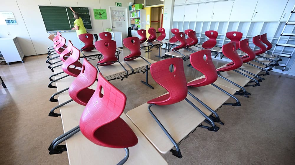 In Saxony, new nursery buildings can be built and elementary school expanded. (Photo: Archive) / Photo: Bernd Weißbrod/dpa