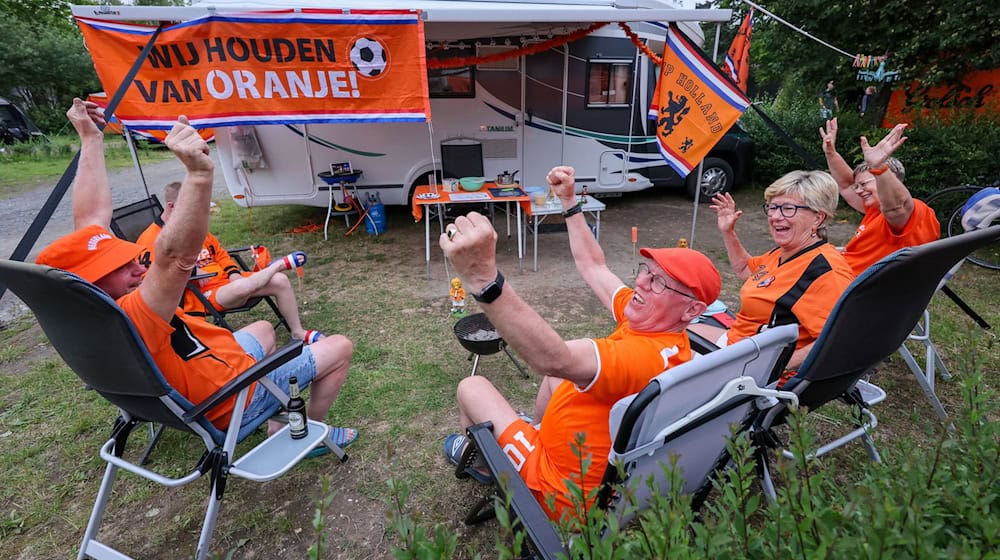 The European Football Championship attracted many fans from abroad to Saxony. (Archive picture) / Photo: Jan Woitas/dpa