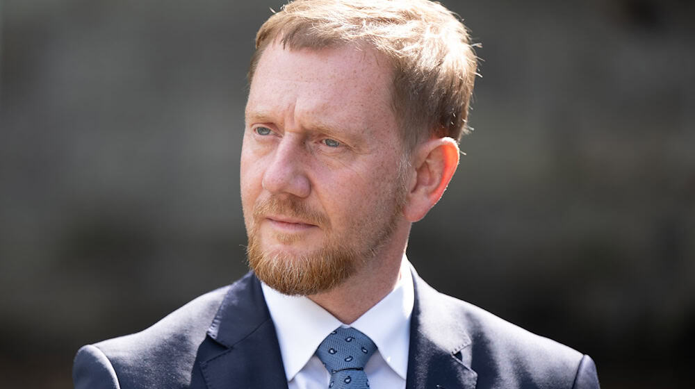 MIchael Kretschmer (CDU) wants to remain Minister President of Saxony. His CDU is in first place, but the AfD is hot on its heels / Photo: Sebastian Kahnert/dpa